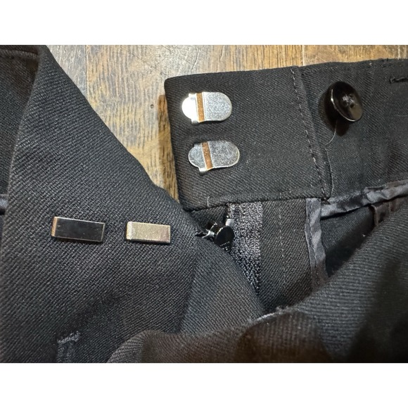 Talbots Barely Boot Dress Pants Black Women's Size 6 (W32xL30) Mid Rise Stretch - Picture 10 of 10